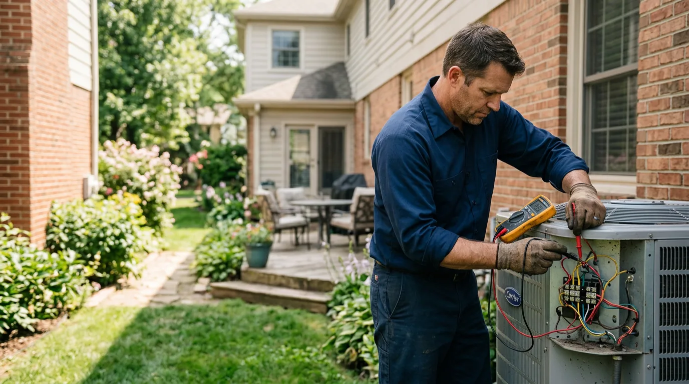 HVAC technician working near Mount Holly, NJ